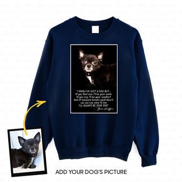 Personalized Dog Gift Idea - I'll Always Be Your Side 2 For Dog Lovers - Standard Crew Neck Sweatshirt